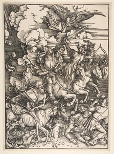 De Vier Ruiters van de Apocalyps door Albrecht Dürer