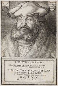 Frederik de Wijze, keurvorst van Saksen door Albrecht Dürer