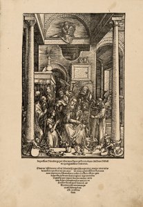 Verheerlijking van de Maagd, uit Het Leven van de Maagd door Albrecht Dürer