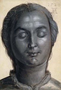 Hoofd van een vrouw, 1520 door Albrecht Dürer
