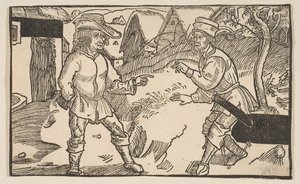 Heauton Timouroumenos, uit De komedies van Terence, 19e-eeuwse herdruk.n.d. door Albrecht Dürer