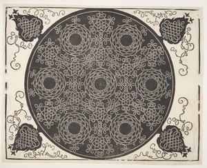 Verstrengeld Koordpatroon met Zeven Kransen door Albrecht Dürer