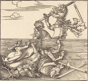 Italiaanse Toernooi door Albrecht Dürer