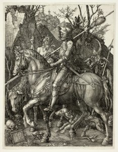 Ridder, dood en de duivel door Albrecht Dürer