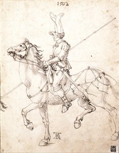 Lansier te paard door Albrecht Dürer