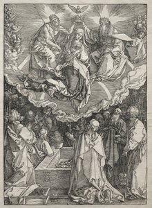 Leven van de Maagd: Hemelvaart van de Maagd door Albrecht Dürer