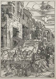 Leven van de Maagd: De Rust in Egypte, 1504-1505 door Albrecht Dürer