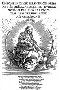 Madonna als Voedende Moeder en Goddelijk Wezen, 1511 door Albrecht Dürer