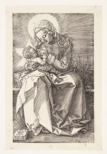 Madonna die borstvoeding geeft door Albrecht Dürer