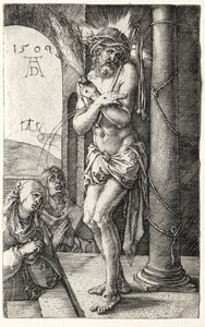 Man van Smarten bij de Zuil door Albrecht Dürer