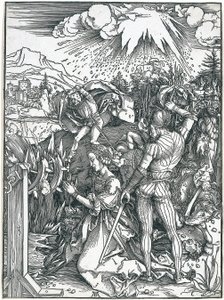 Martelaarschap van de heilige Catharina door Albrecht Dürer