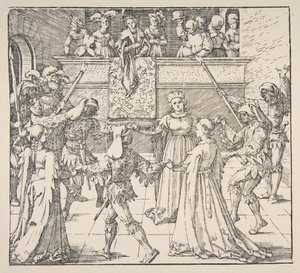 Maskerade dans met fakkels, 1922 door Albrecht Dürer