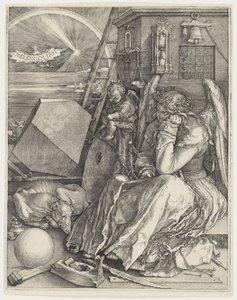 Melencolia I, 1514 door Albrecht Dürer