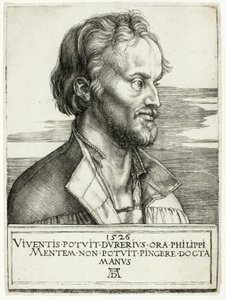Philip Melanchthon door Albrecht Dürer