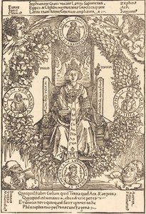 Filosofie, waarschijnlijk 1502 door Albrecht Dürer