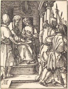 Pilatus wast zijn handen door Albrecht Dürer