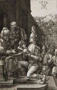 Pilatus wast zijn handen door Albrecht Dürer