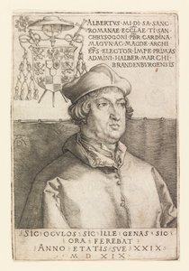 Portret van Albrecht van Brandenburg door Albrecht Dürer