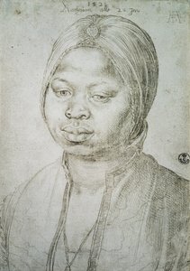 Portret van Catherine, de Mulatta van de Portugese Bradao, 1521