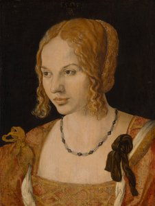 Portret van een jonge Venetiaanse vrouw door Albrecht Dürer