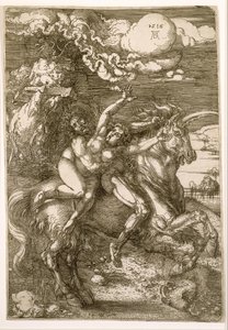 Verkrachting van Prosperpina (Ontvoering op een Eenhoorn) door Albrecht Dürer