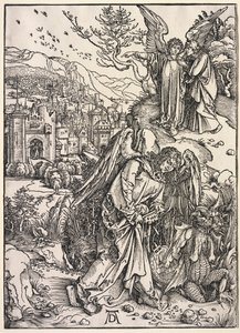 Openbaring van St. Johannes: Engel met de Sleutel van de Bodemloze Put, 1511