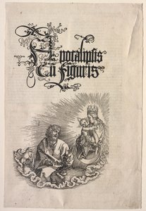 Openbaring van Johannes: Titelpagina van de Apocalyps door Albrecht Dürer