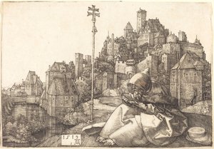 Sint Antonius Leest door Albrecht Dürer