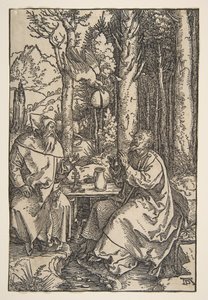 Sint-Antonius en Sint-Paulus in de woestijn