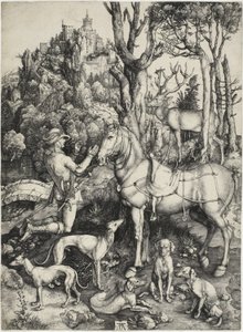 Sint Eustachius door Albrecht Dürer