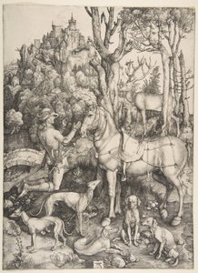 Sint Eustachius door Albrecht Dürer