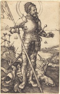 Sint Joris Staand door Albrecht Dürer