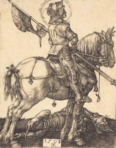 Sint Joris te paard, 1508 door Albrecht Dürer