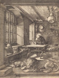 Sint Hiëronymus in Zijn Studie, 1514 door Albrecht Dürer