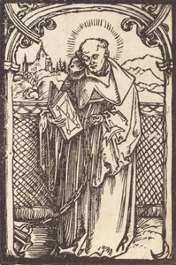 Sint Leonardus, ca. 1500 door Albrecht Dürer