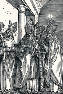 Heiligen Nicolaas, Ulrich en Erasmus, 1508 1906 door Albrecht Dürer