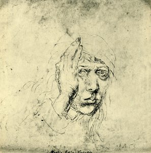 Zelfportret met een verband, 1492, 1943