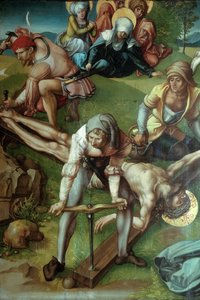 Zeven Smarten Polyptiek Christus aan het Kruis Genageld, 1495-1496