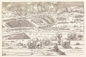 Belegering van een Stad (Deel 2) door Albrecht Dürer