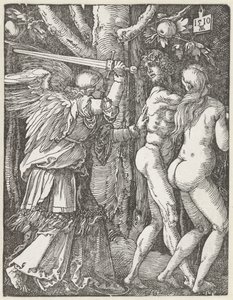 Kleine passie: 2. Verdrijving uit het paradijs door Albrecht Dürer