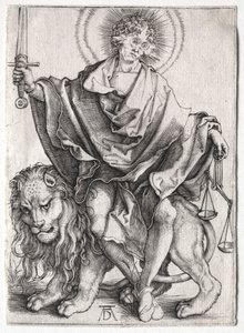 Zoon van de Rechtvaardigheid, ca. 1500 door Albrecht Dürer