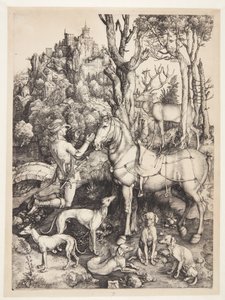 St. Eustachius door Albrecht Dürer