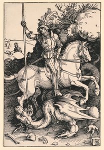 St. George Doodt de Draak door Albrecht Dürer