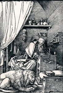 Sint Hiëronymus in zijn cel, 1511 1906 door Albrecht Dürer