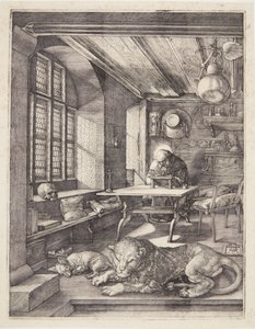 Sint Hiëronymus in zijn studeerkamer