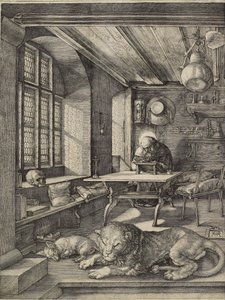 Sint Hiëronymus in zijn studeerkamer