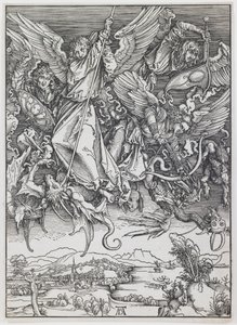 St. Michael vecht tegen de draak, uit de serie 