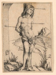 Sint Sebastiaan aan de Zuil door Albrecht Dürer