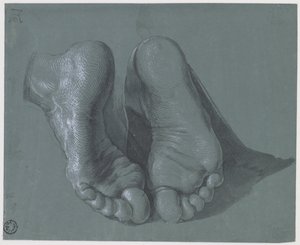 Studie van twee voeten door Albrecht Dürer