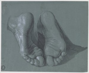 Studie van twee voeten, ca. 1508 door Albrecht Dürer